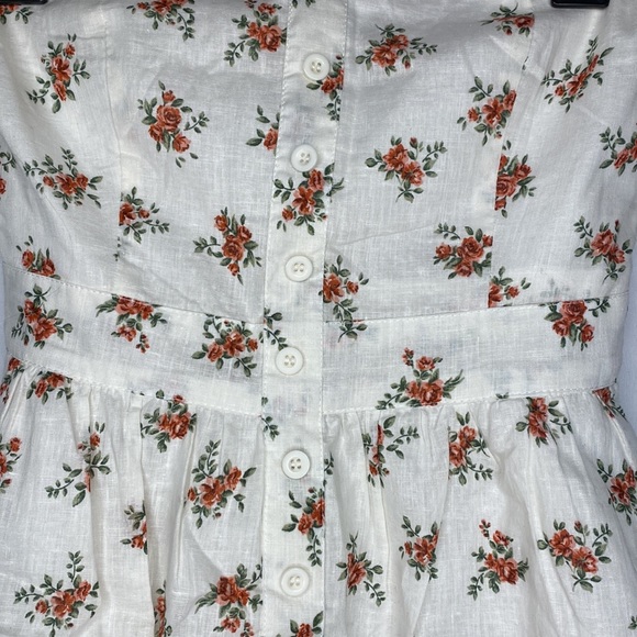 Forever 21 Floral Strapless Dress - Picture 2 of 4